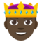 Prince - Black emoji on Emojione